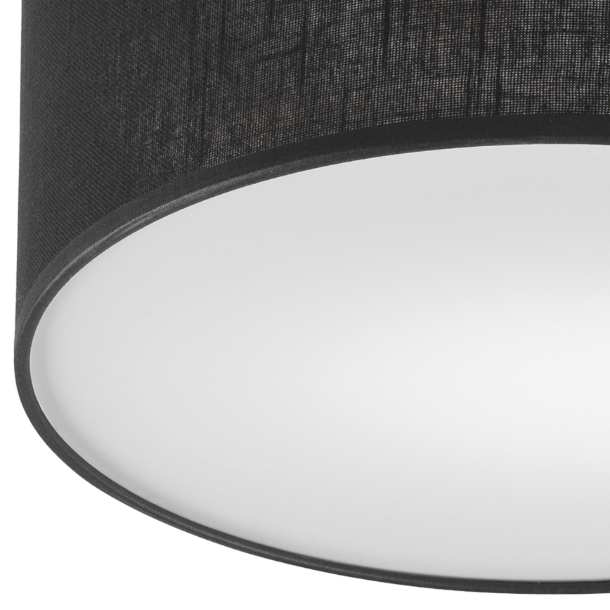 Brilagi - LED Deckenleuchte BELLADONNA 1xE27/15W/230V Ø 30 cm Schwarz/Eiche