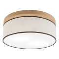 Brilagi - LED Deckenleuchte BELLADONNA 2xE27/15W/230V d 40 cm cremefarben/Eiche