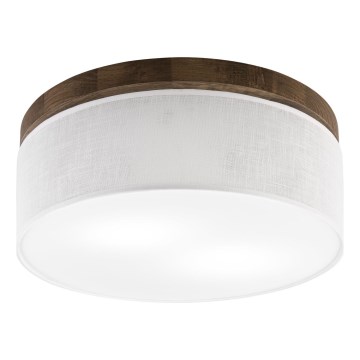 Brilagi - LED Deckenleuchte BELLADONNA 2xE27/15W/230V d 40 cm weiß/Eiche