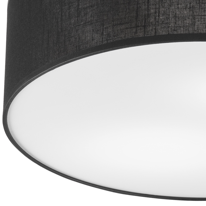 Brilagi - LED Deckenleuchte BELLADONNA 2xE27/15W/230V Ø 40 cm Schwarz/Kiefer