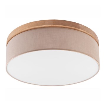 Brilagi - LED Deckenleuchte BELLADONNA 3xE27/15W/230V beige/Eiche