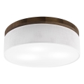 Brilagi - LED Deckenleuchte BELLADONNA 3xE27/15W/230V d 50 cm weiß/Eiche