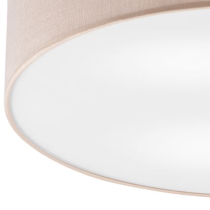 Brilagi - LED Deckenleuchte BELLADONNA 3xE27/15W/230V Ø 50 cm beige/Eiche