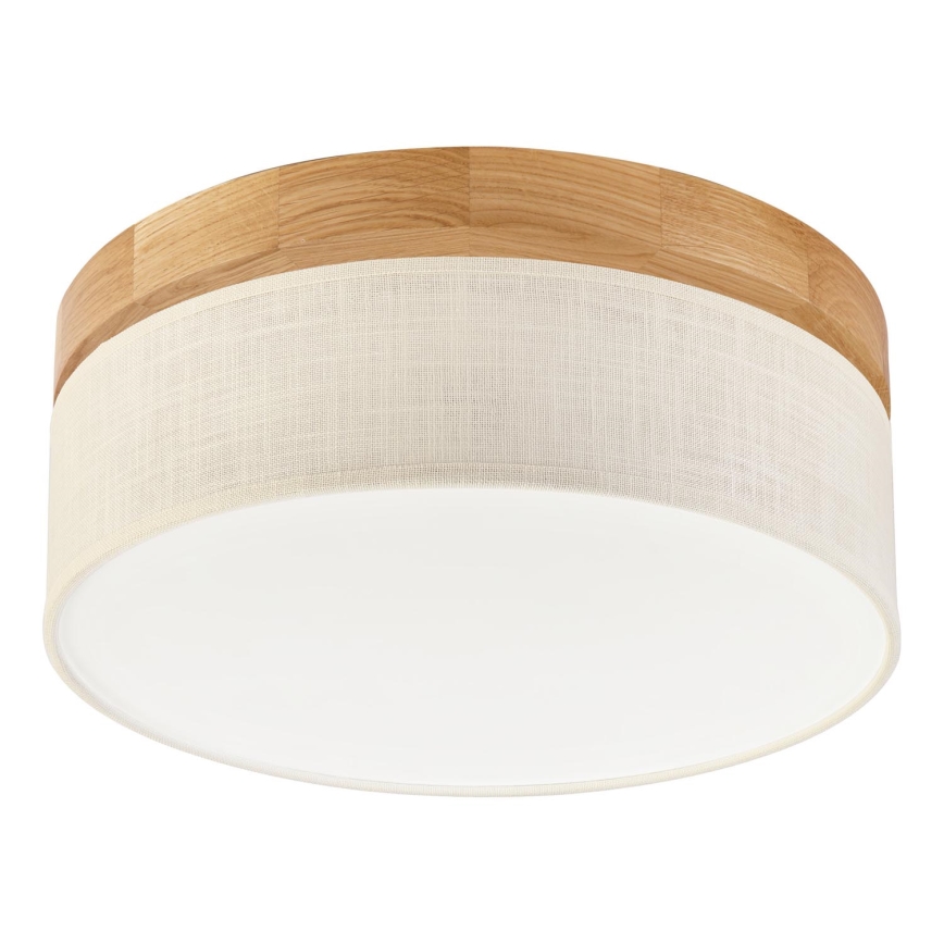 Brilagi - LED Deckenleuchte BELLADONNA LED/20W/230V Ø 30 cm creme/Eiche