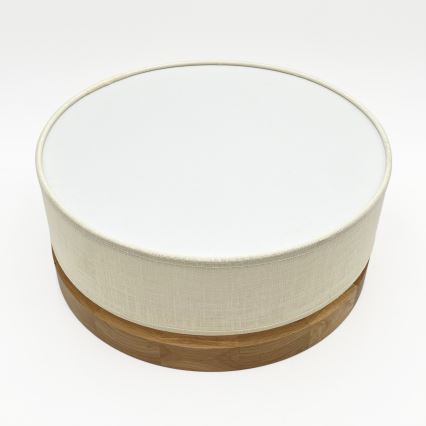 Brilagi - LED Deckenleuchte BELLADONNA LED/20W/230V Ø 30 cm creme/Eiche