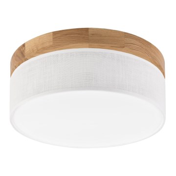 Brilagi - LED-Deckenleuchte BELLADONNA LED/20W/230V Ø 30 cm weiß/Eiche