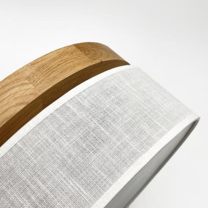 Brilagi - LED-Deckenleuchte BELLADONNA LED/20W/230V Ø 30 cm weiß/Eiche