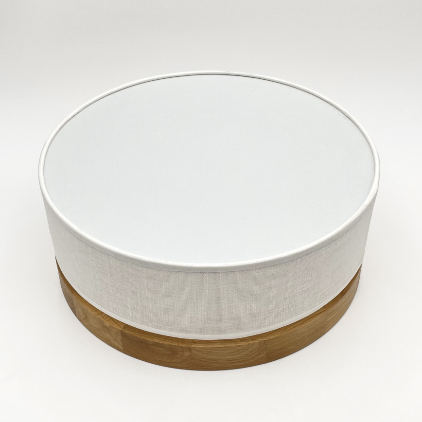 Brilagi - LED-Deckenleuchte BELLADONNA LED/20W/230V Ø 30 cm weiß/Eiche