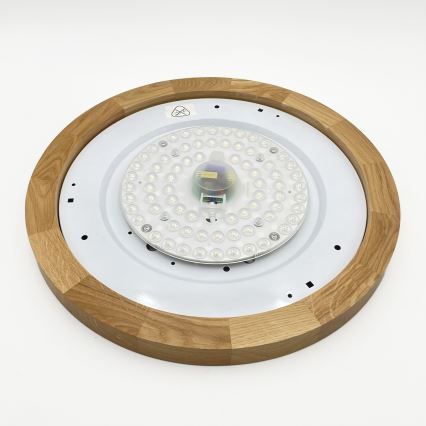 Brilagi - LED-Deckenleuchte BELLADONNA LED, 36 W, 230 V, Ø 40 cm, Creme/Eiche