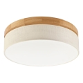 Brilagi - LED-Deckenleuchte BELLADONNA LED/36W/230V Ø 40 cm creme/Eiche