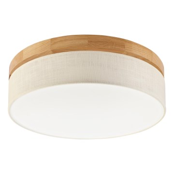 Brilagi - LED-Deckenleuchte BELLADONNA LED/36W/230V Ø 40 cm creme/Eiche
