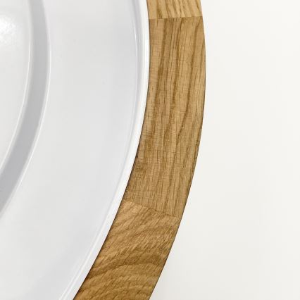 Brilagi - LED Deckenleuchte BELLADONNA LED/36W/230V Ø 40 cm cremefarben/Eiche