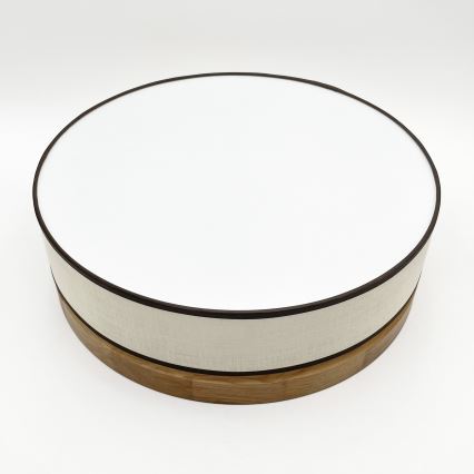 Brilagi - LED Deckenleuchte BELLADONNA LED/36W/230V Ø 40 cm cremefarben/Eiche