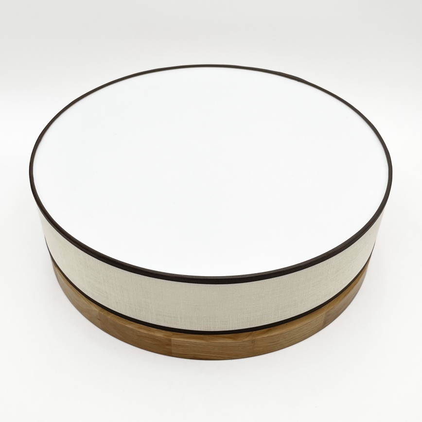 Brilagi - LED Deckenleuchte BELLADONNA LED/36W/230V Ø 40 cm cremefarben/Eiche