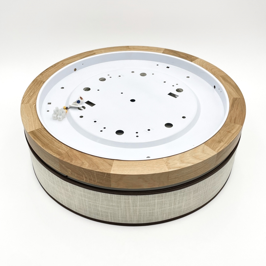 Brilagi - LED Deckenleuchte BELLADONNA LED/36W/230V Ø 40 cm cremefarben/Eiche