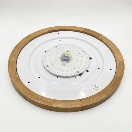 Brilagi - LED Deckenleuchte BELLADONNA LED/36W/230V Ø 50 cm creme/eiche