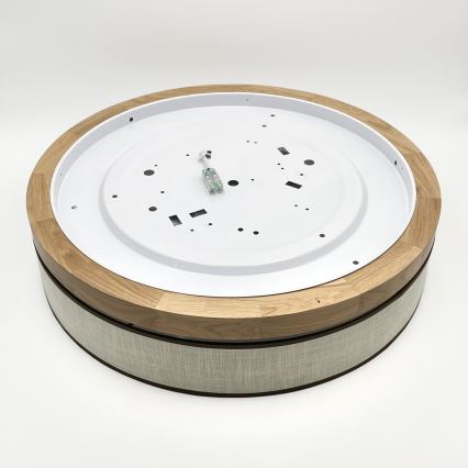 Brilagi - LED Deckenleuchte BELLADONNA LED/36W/230V Ø 50 cm creme/eiche