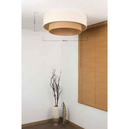 Brilagi - LED-Deckenleuchte BOHO STYLE 3xE27/15W/230V Ø 80 cm