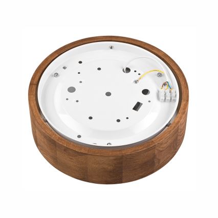 Brilagi - LED Deckenleuchte CARVALHO 1xE27/60W/230V Eiche-Kirsche Ø 27 cm