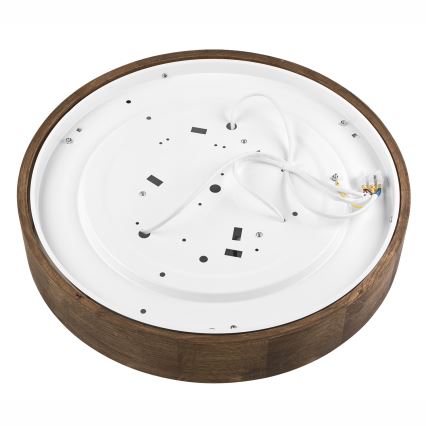 Brilagi - LED Deckenleuchte CARVALHO 3xE27/60W/230V Eiche Nussbaum Ø 47 cm