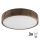 Brilagi - LED Deckenleuchte CARVALHO 3xE27/60W/230V Eiche Nussbaum Ø 47 cm