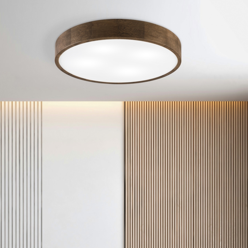 Brilagi - LED Deckenleuchte CARVALHO 4xE27/60W/230V Nuss Ø 57,5 cm