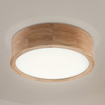 Brilagi - LED-Deckenleuchte CARVALHO LED/20W/230V Eiche Ø 27,5 cm
