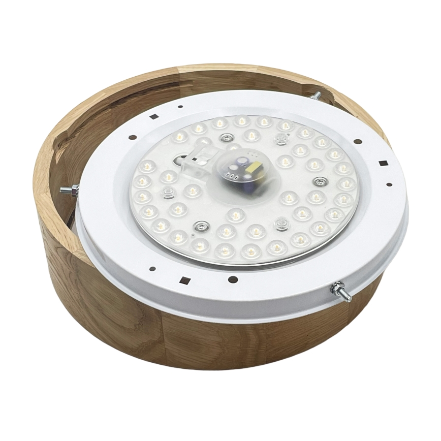 Brilagi - LED-Deckenleuchte CARVALHO LED/20W/230V Eiche Ø 27,5 cm