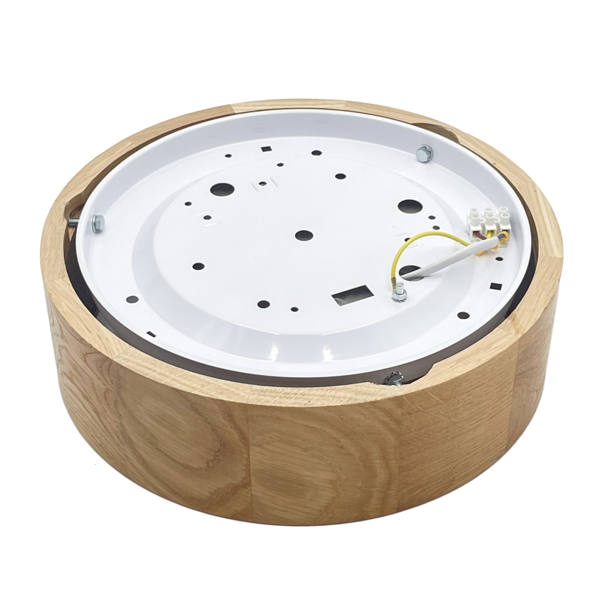 Brilagi - LED-Deckenleuchte CARVALHO LED/20W/230V Eiche Ø 27,5 cm