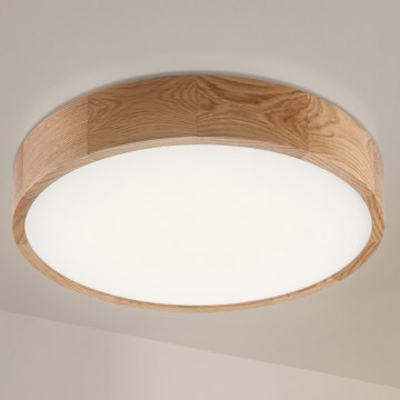 Brilagi - LED-Deckenleuchte CARVALHO LED/36W/230V Eiche Ø 47,5 cm