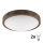 Brilagi - LED Deckenleuchte CARVALHO SLIM 2xE27/60W/230V Eiche Nussbaum Ø 37 cm