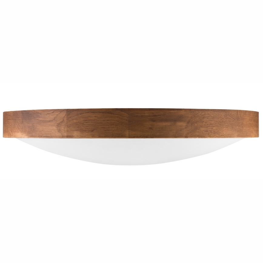 Brilagi - LED Deckenleuchte CARVALHO SLIM 3xE27/60W/230V Eiche-Kirsche Ø 47 cm