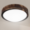 Brilagi - LED-Deckenleuchte CARVALHO SLIM SMOKEY LED/20W/230V Eiche Ø 27,5 cm