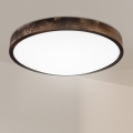 Brilagi - LED-Deckenleuchte CARVALHO SLIM SMOKEY LED/36W/230V Eiche Ø 47,5 cm