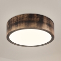 Brilagi - LED-Deckenleuchte CARVALHO SMOKEY LED/20W/230V Eiche Ø 27,5 cm