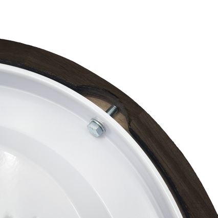 Brilagi - LED-Deckenleuchte CARVALHO SMOKEY LED/20W/230V Eiche Ø 27,5 cm