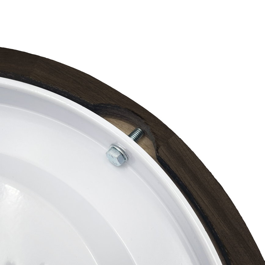 Brilagi - LED-Deckenleuchte CARVALHO SMOKEY LED/20W/230V Eiche Ø 27,5 cm