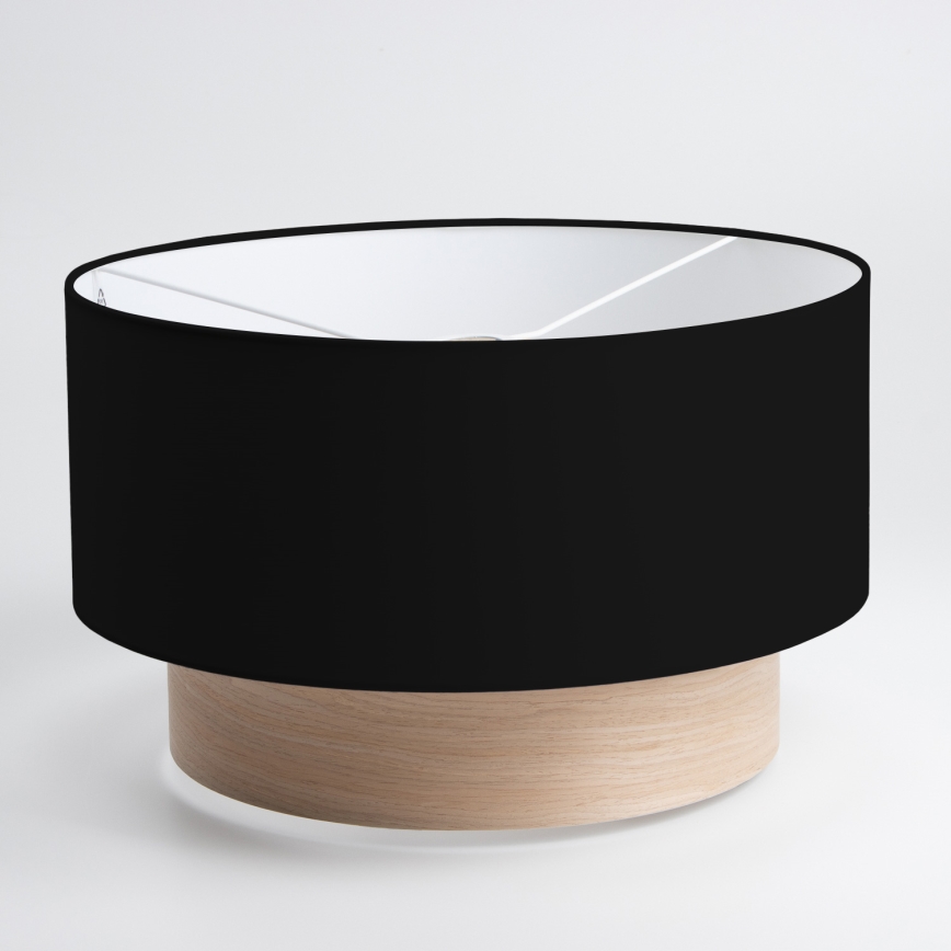 Brilagi - LED-Deckenleuchte CERIA 1x E27/40W/230V Ø 50 cm schwarz/beige