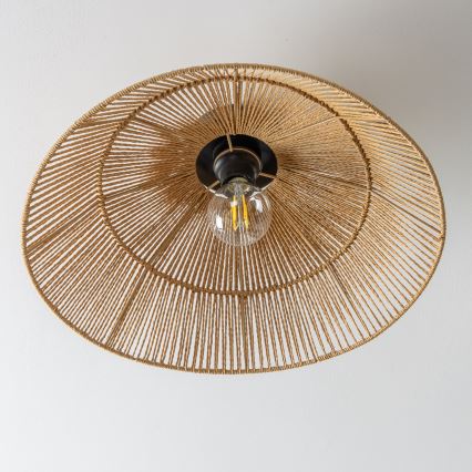 Brilagi - LED-Deckenleuchte CERIA BOHO 1xE27/40W/230V Ø 50 cm braun