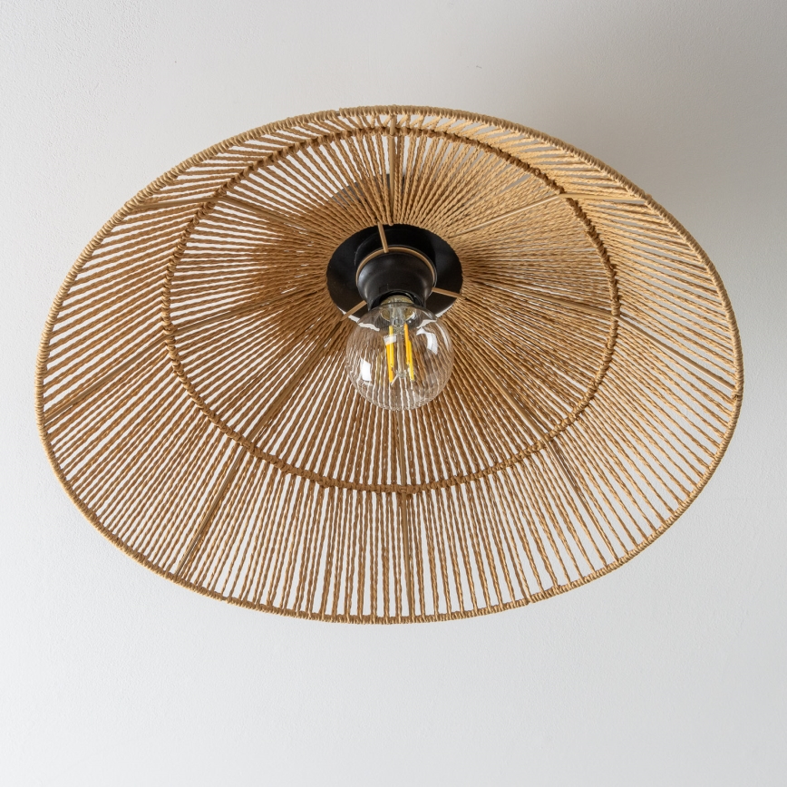 Brilagi - LED-Deckenleuchte CERIA BOHO 1xE27/40W/230V Ø 50 cm braun