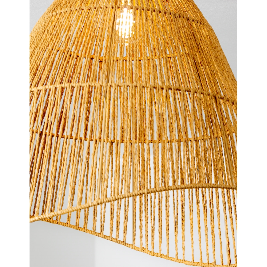 Brilagi - LED-Deckenleuchte CERIA BOHO 1xE27/40W/230V Ø 70 cm braun