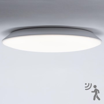 Brilagi - LED-Deckenleuchte für das Badezimmer mit Sensor VESTAS LED/12W/230V Ø 23 cm 3000K IP54