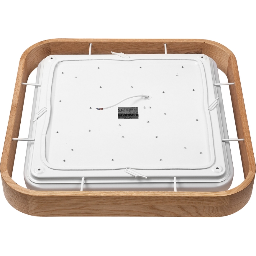 Brilagi - LED dimmbare Deckenleuchte MANAROLA CUBIC LED/24W/230V 3000-6500K Eiche + Fernbedienung