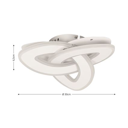 Brilagi - Dimmbare LED-Deckenleuchte MODERN MINI LED/49W/230V 3000/4000/6000K 30x30 cm + Fernbedienung