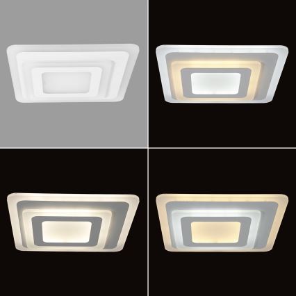 Brilagi - Dimmbare LED-Deckenleuchte MODERN MINI LED/65W/230V 3000/4000/6000K 37x37 cm + Fernbedienung