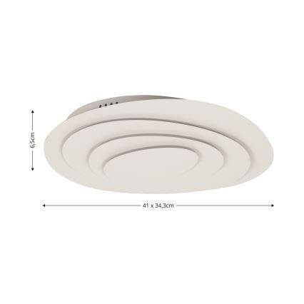 Brilagi - Dimmbare LED-Deckenleuchte MODERN MINI LED/65W/230V 3000/4000/6000K 41x34,3 cm + Fernbedienung