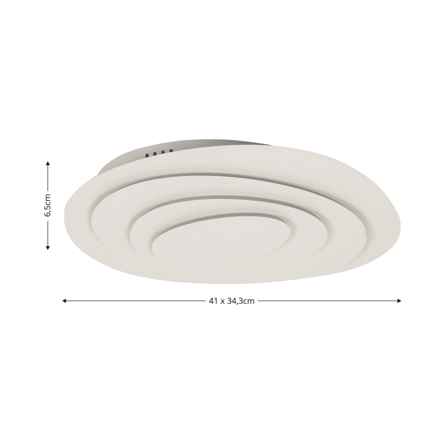 Brilagi - Dimmbare LED-Deckenleuchte MODERN MINI LED/65W/230V 3000/4000/6000K 41x34,3 cm + Fernbedienung