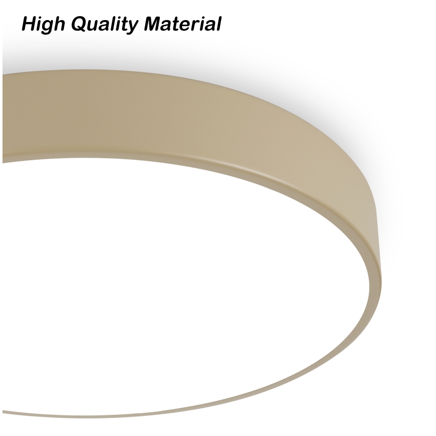 Brilagi - LED-Deckenleuchte POOL, 48 W, 230 V, 3000/4500/6000 K, Ø 40 cm, beige