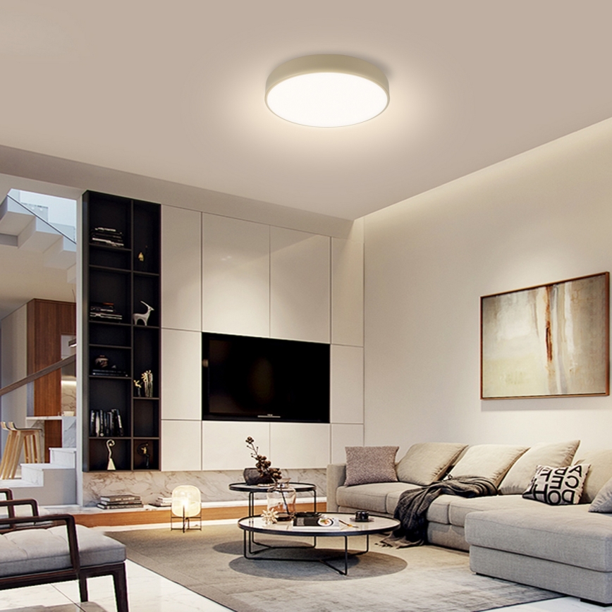 Brilagi - LED-Deckenleuchte POOL LED/36W/230V 3000/4500/6000K Ø 30 cm Beige