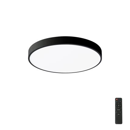 Brilagi - Dimmbares LED-Deckenlicht POOL LED/60W/230V 3000-6000K Ø 60 cm schwarz + Fernbedienung